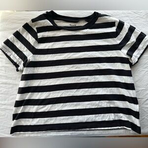 Madewell boxy crop tee